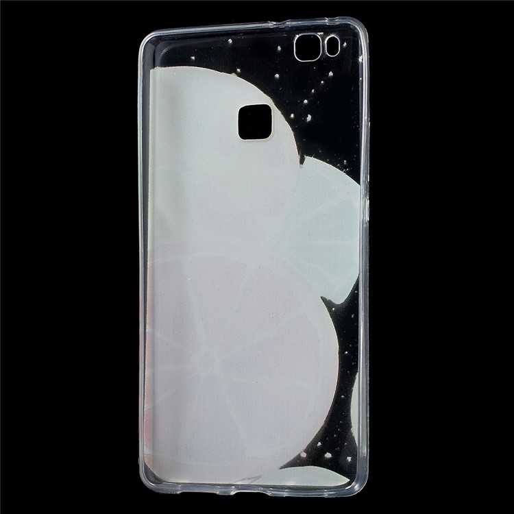 Pattern Printing IMD TPU Back Phone Shell for Huawei P9 Lite / G9 Lite - Lemon Pattern-3