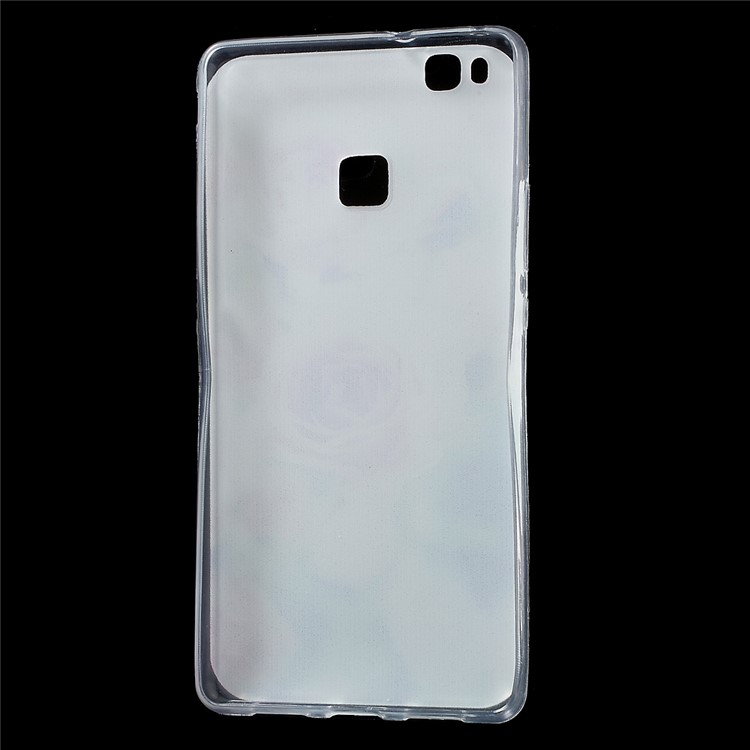 For Huawei P9 Lite / G9 Lite TPU Patterned IMD Back Phone Case - Pretty Flower-3