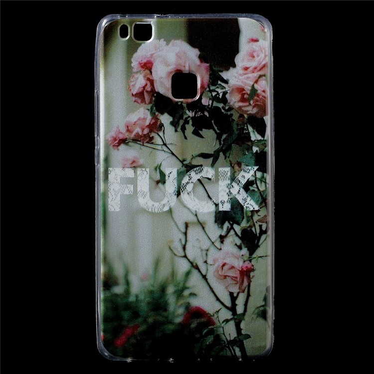 IMD TPU Pattern Printing Back Phone Cover for Huawei P9 Lite / G9 Lite - Blooming Flower-1