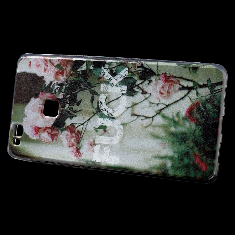 IMD TPU Pattern Printing Back Phone Cover for Huawei P9 Lite / G9 Lite - Blooming Flower-2