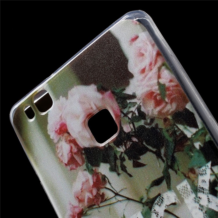 IMD TPU Pattern Printing Back Phone Cover for Huawei P9 Lite / G9 Lite - Blooming Flower-5