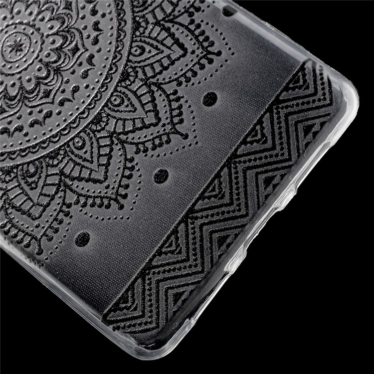 Soft IMD TPU Gel Back Phone Shell for Huawei P9 Lite / G9 Lite - Mandala Flower-4