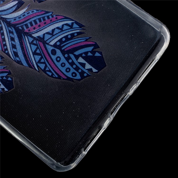 Patterned IMD TPU Flexible Phone Cover for Huawei P9 Lite / G9 Lite - Feather Dream Catcher-4