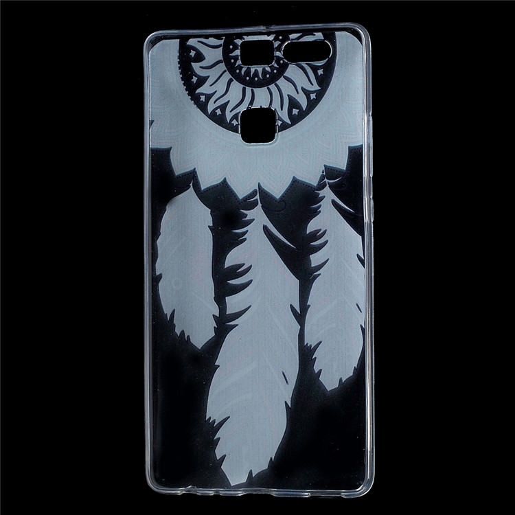 Patterned IMD TPU Case Protector for Huawei P9 - Feather Dream Catcher-5