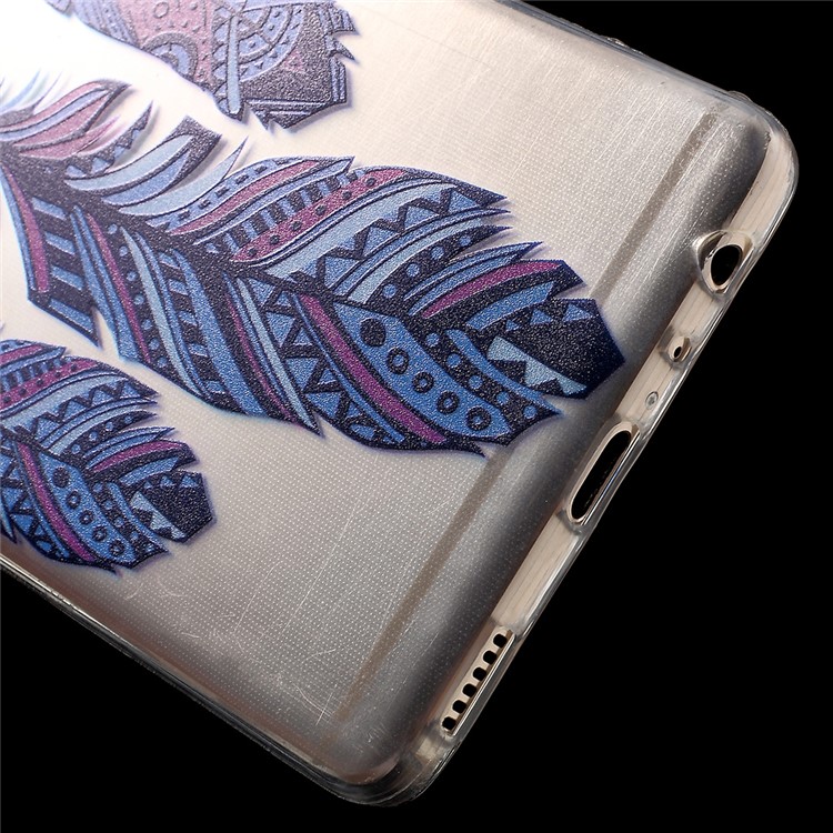 Patterned IMD TPU Case Protector for Huawei P9 - Feather Dream Catcher-6