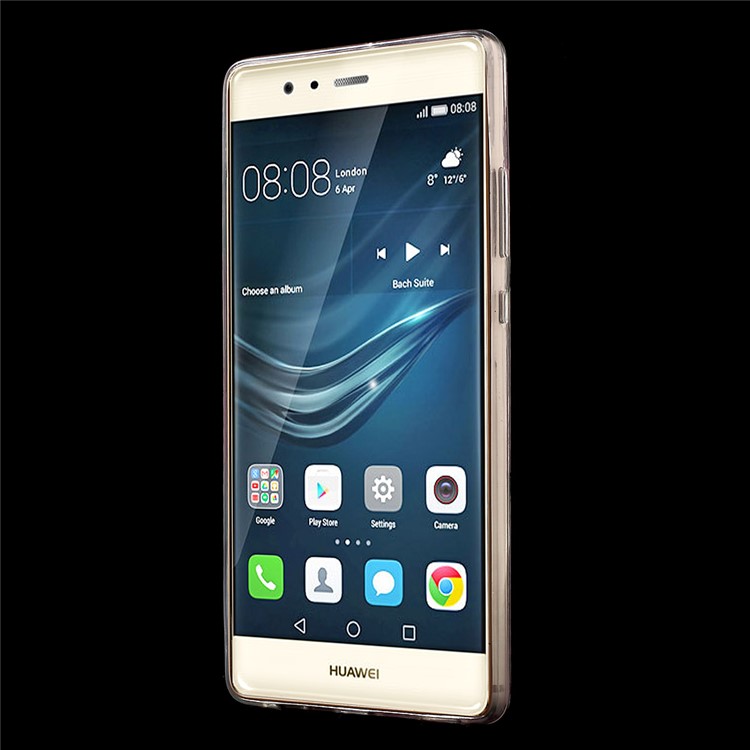 IMD TPU Gel Patterned Back Shield Shell for Huawei P9 - Elegant Lady-2