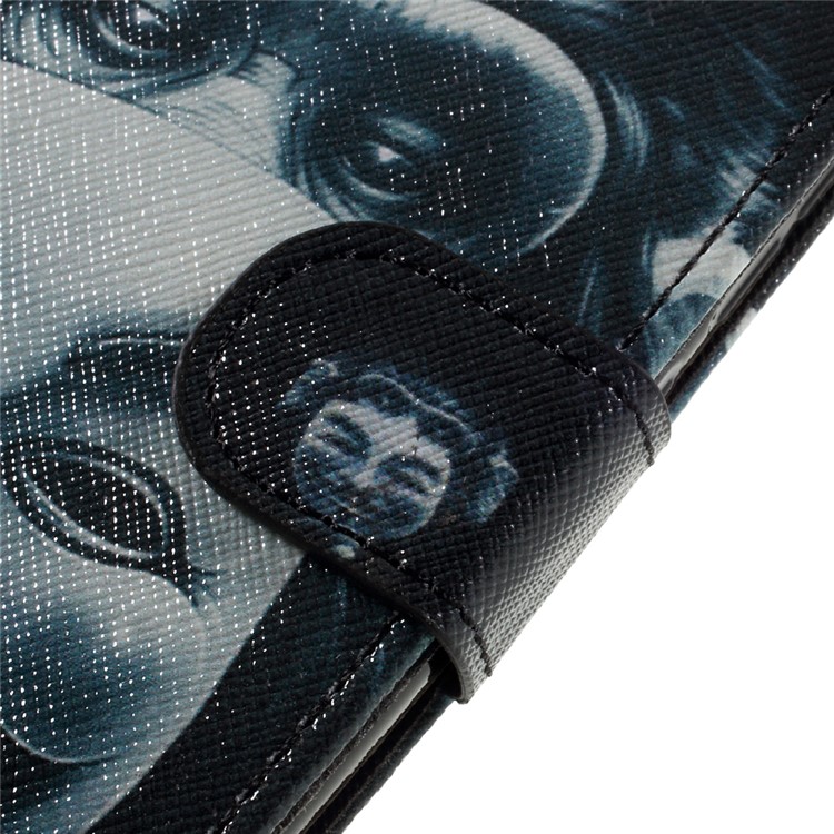 Patterned Leather Wallet Stand Case for Huawei Honor 5c / GT3 - Masked Gorilla-10