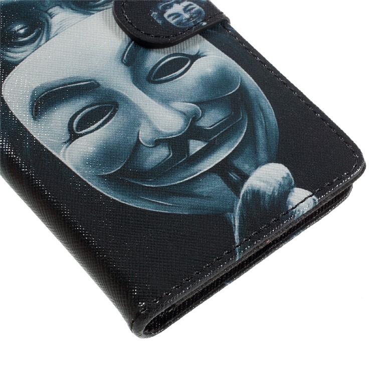 Patterned Leather Wallet Stand Case for Huawei Honor 5c / GT3 - Masked Gorilla-8