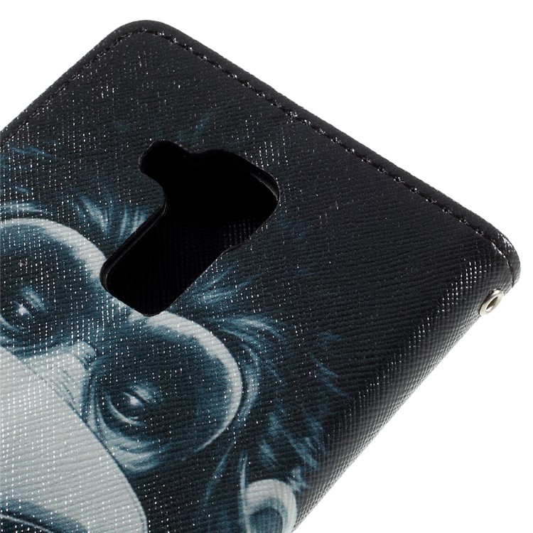 Patterned Leather Wallet Stand Case for Huawei Honor 5c / GT3 - Masked Gorilla-9