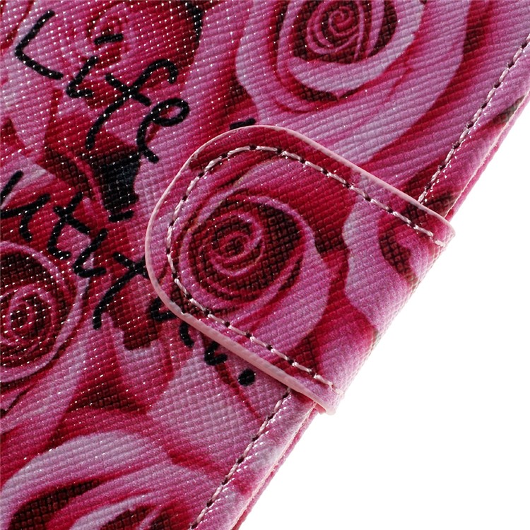 Magnetic Flip Leather Case Cover for Huawei Honor 5c / GT3 - Pretty Roses-10