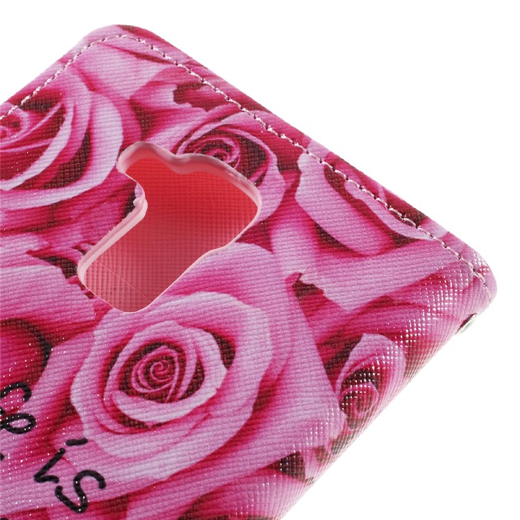 Magnetic Flip Leather Case Cover for Huawei Honor 5c / GT3 - Pretty Roses-9
