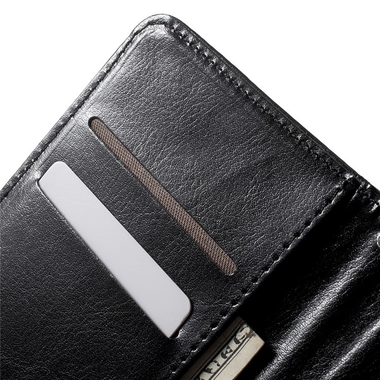 Durable Leather Wallet Stand Case for Huawei Y5II / Y5 II / Honor 5 - Black-6