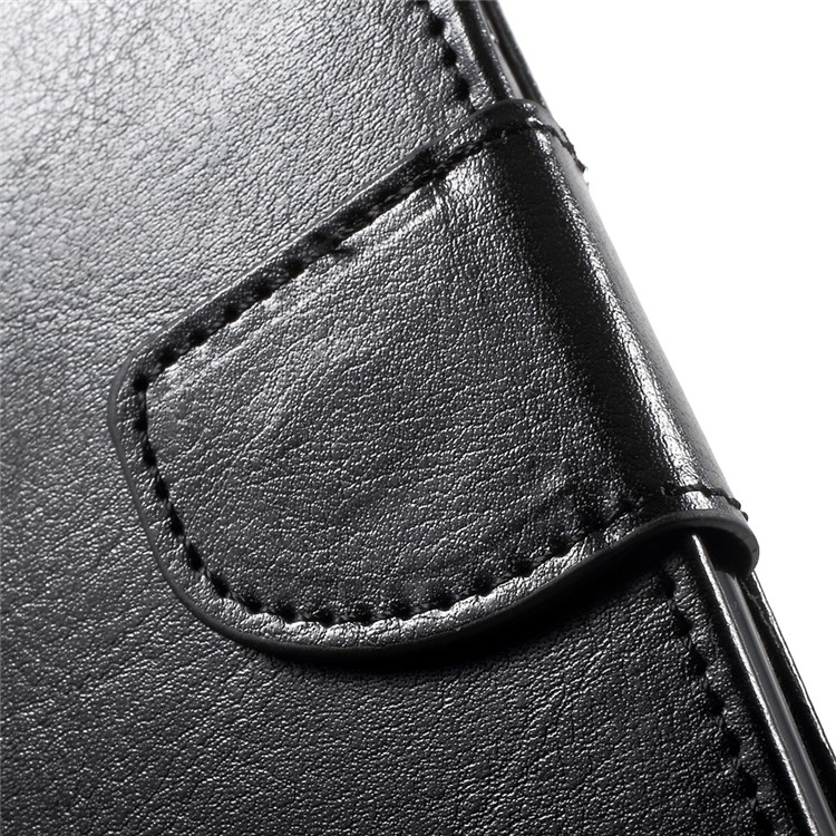 Durable Leather Wallet Stand Case for Huawei Y5II / Y5 II / Honor 5 - Black-8
