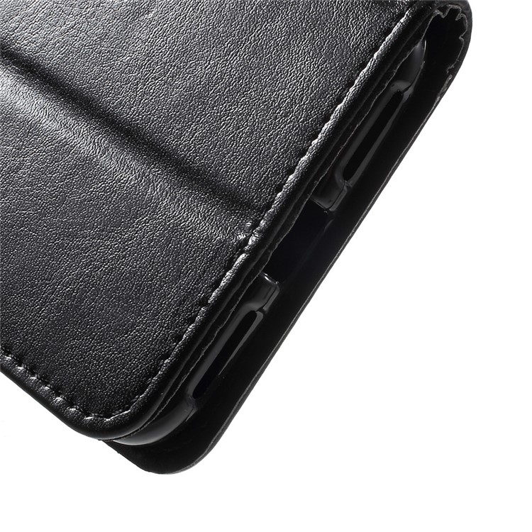 Durable Leather Wallet Stand Case for Huawei Y5II / Y5 II / Honor 5 - Black-9