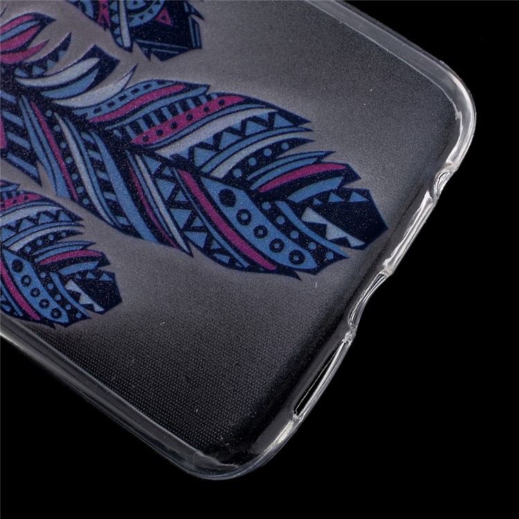 Ultra-thin TPU Gel Patterned Back Cover for Huawei Honor 8 - Feather Dream Catcher-4