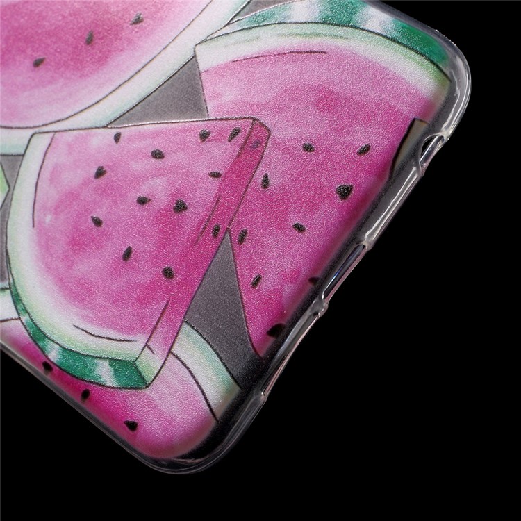 Ultra-thin TPU Gel Patterned Back Shell for Huawei Honor 8 - Watermelon Pattern-4