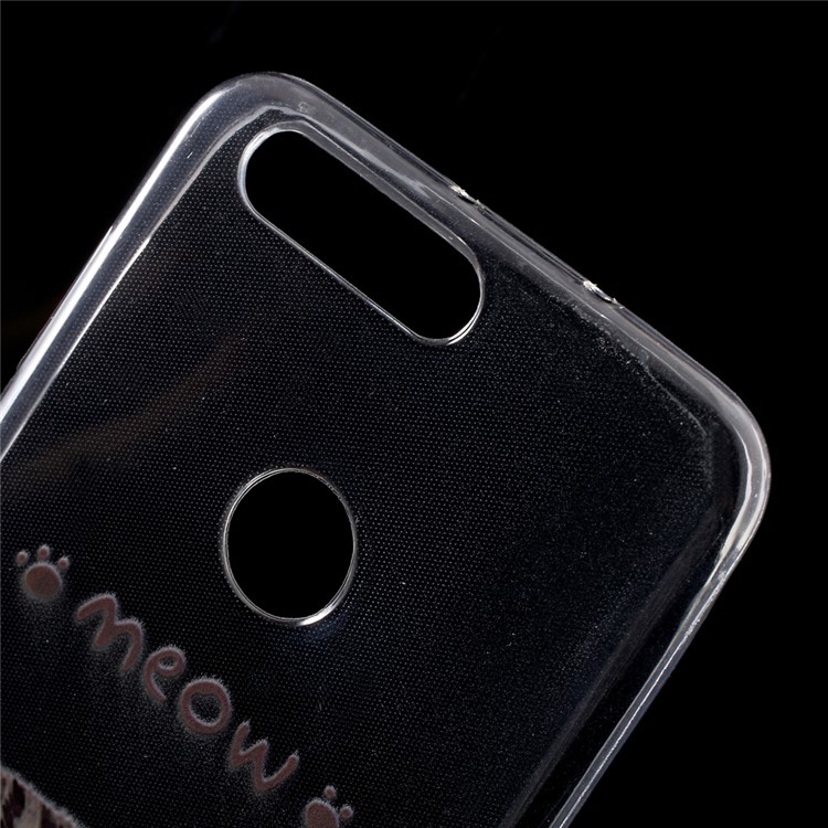 Patterned TPU Ultra-thin Gel Back Cover for Huawei Honor 8 - Adorable Cat-5