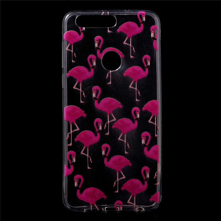 For Huawei Honor 8 Ultra-thin TPU Gel Patterned Back Case - Birds-1