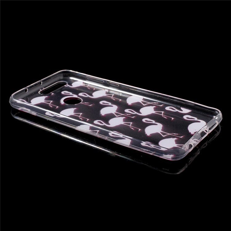 For Huawei Honor 8 Ultra-thin TPU Gel Patterned Back Case - Birds-3