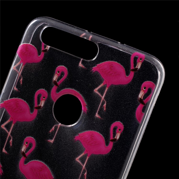 For Huawei Honor 8 Ultra-thin TPU Gel Patterned Back Case - Birds-5