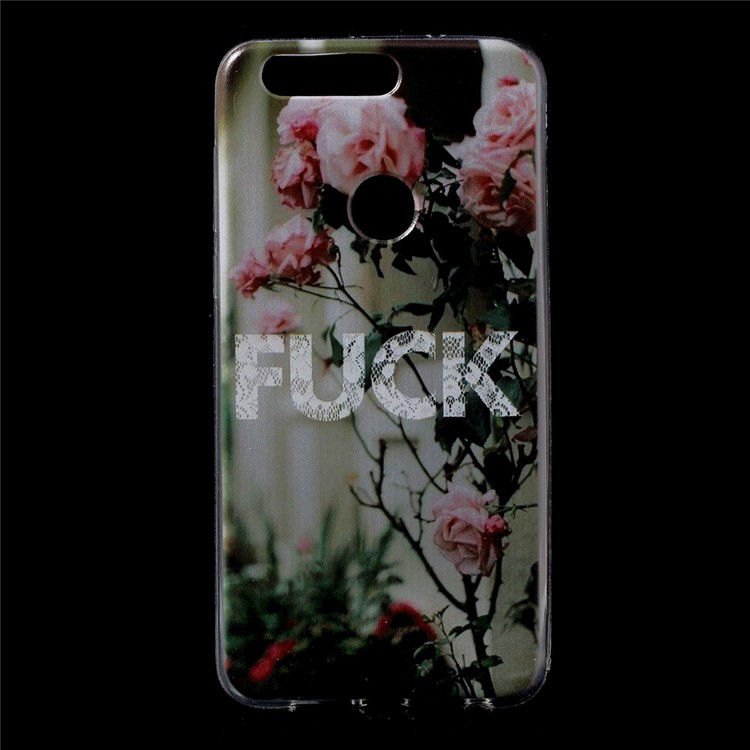Pattern Printing TPU Ultra-thin Soft Cover for Huawei Honor 8 - Blooming Flowers-1