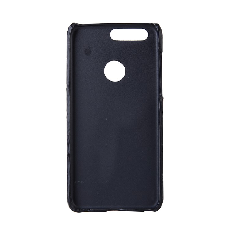 Leather Coated Hard Plastic Phone Shell for Huawei Honor 8 - Woven Pattern-3