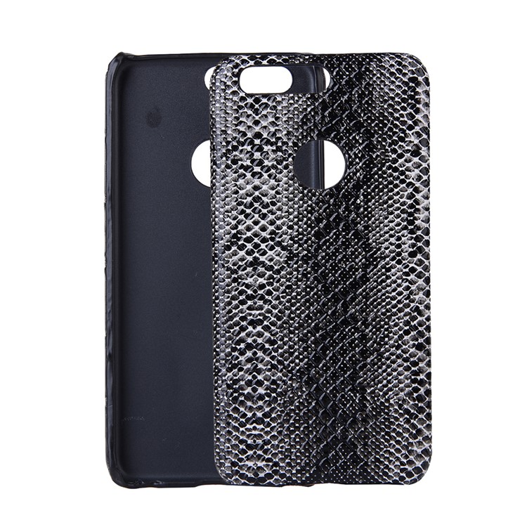 Leather Coated Hard PC Cover Protector for Huawei Honor 8 - Snake Texture-1