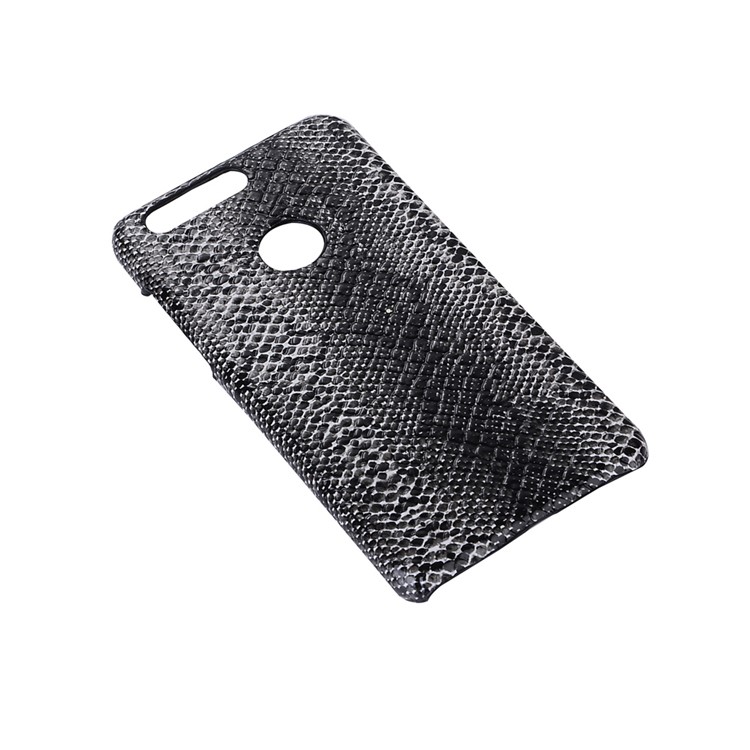 Leather Coated Hard PC Cover Protector for Huawei Honor 8 - Snake Texture-4