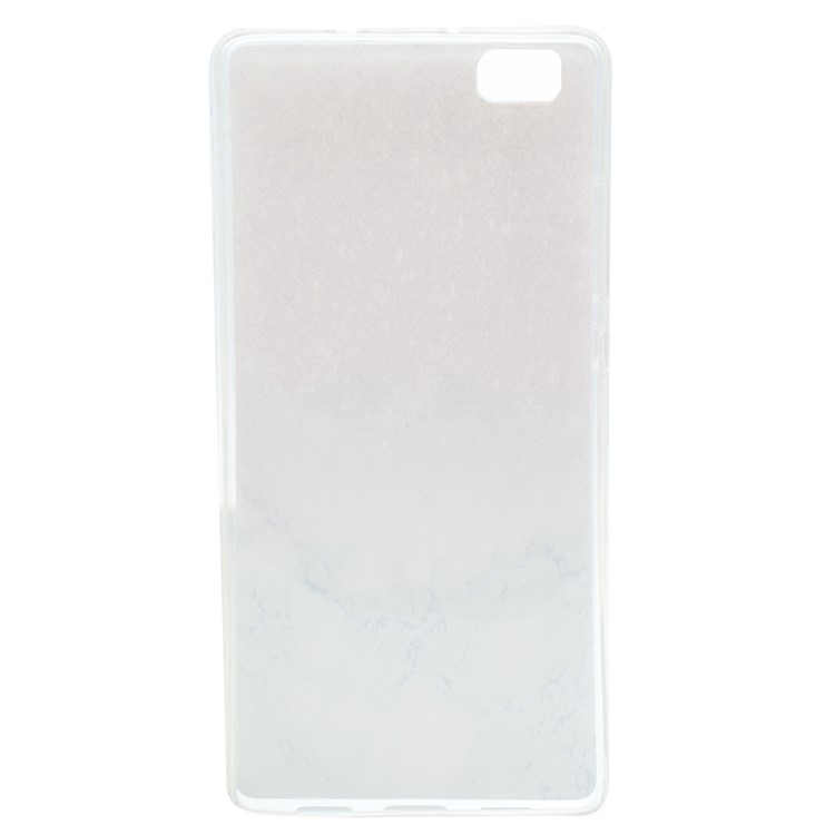 Soft TPU Protection Cover for Huawei Ascend P8 Lite - Glitter Marble Pattern-5