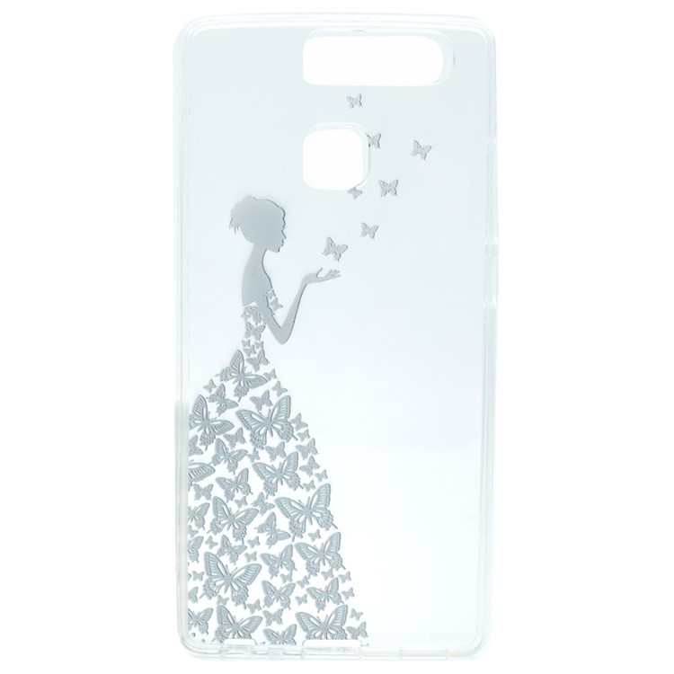 Flexible TPU Case Cover for Huawei P9 - Dandelion Pattern-5