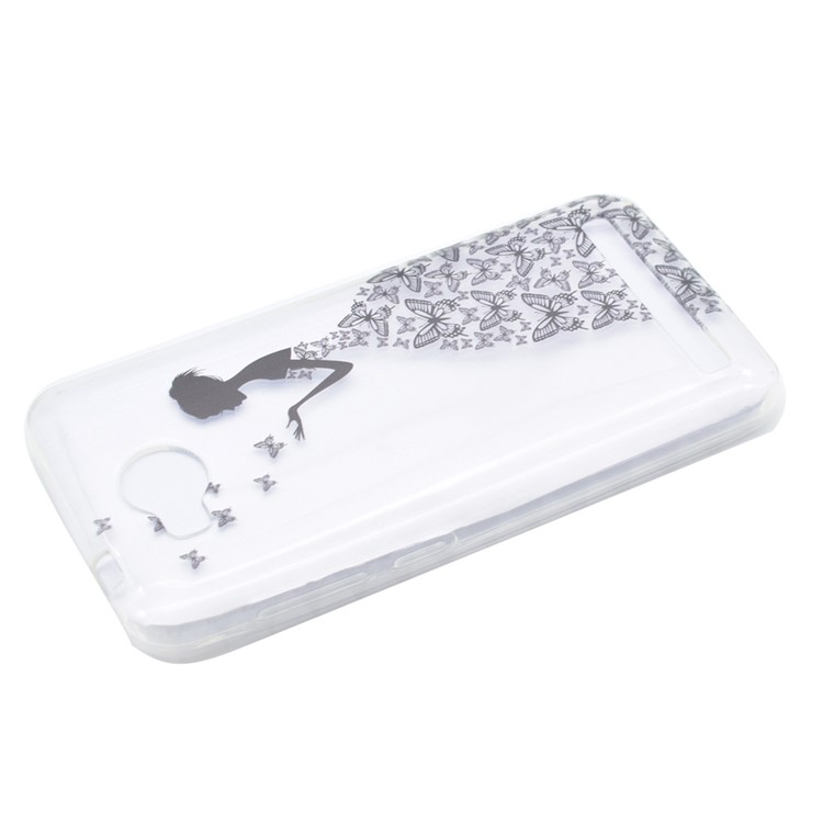 Patterned TPU Gel Cover for Huawei Y3II / Y3 II - Butterfly Fairy-3