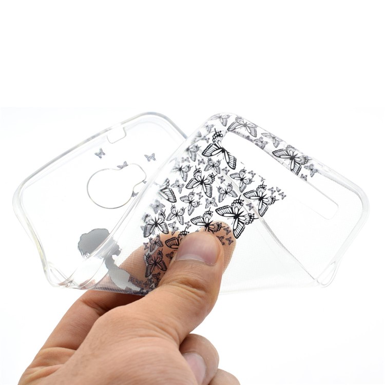 Patterned TPU Gel Cover for Huawei Y3II / Y3 II - Butterfly Fairy-5