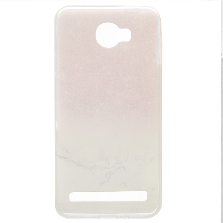 Patterned TPU Gel Case for Huawei Y3II / Y3 II - Marble and Glitter Pattern-4