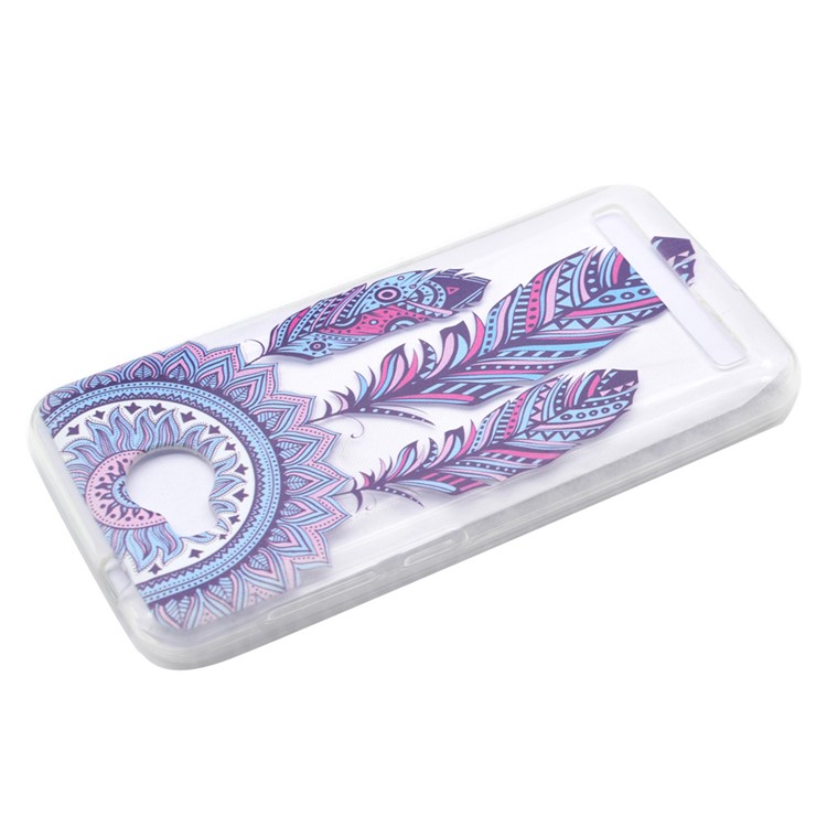 Patterned TPU Protective Cover for Huawei Y3II / Y3 II - Tribal Dreamcatcher-3