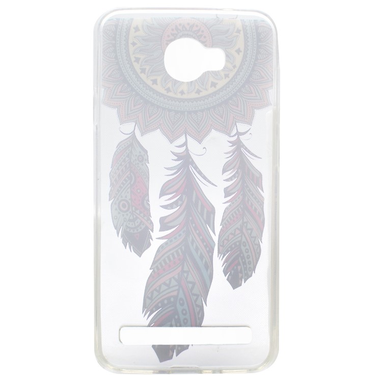 Patterned TPU Protective Cover for Huawei Y3II / Y3 II - Tribal Dreamcatcher-4