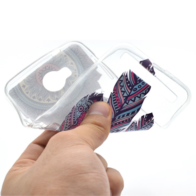 Patterned TPU Protective Cover for Huawei Y3II / Y3 II - Tribal Dreamcatcher-5