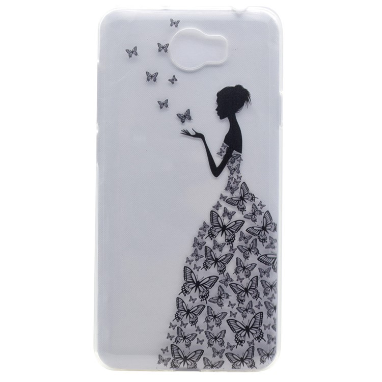 Soft TPU Case Cover for Y5II / Y5 II - Beauty Pattern-1