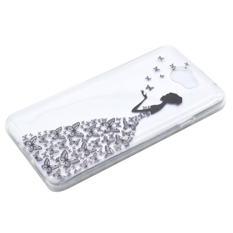 Soft TPU Case Cover for Y5II / Y5 II - Beauty Pattern-2
