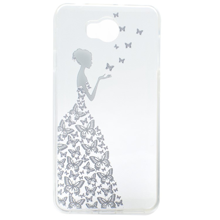 Soft TPU Case Cover for Y5II / Y5 II - Beauty Pattern-4
