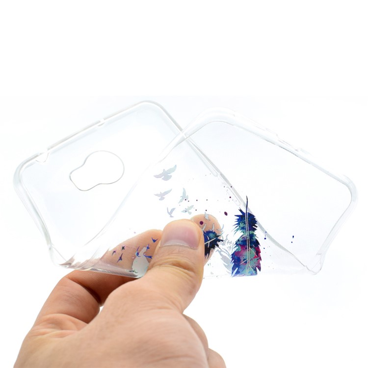 Soft TPU Gel Case for Y5II / Y5 II - Colorized Feather-5