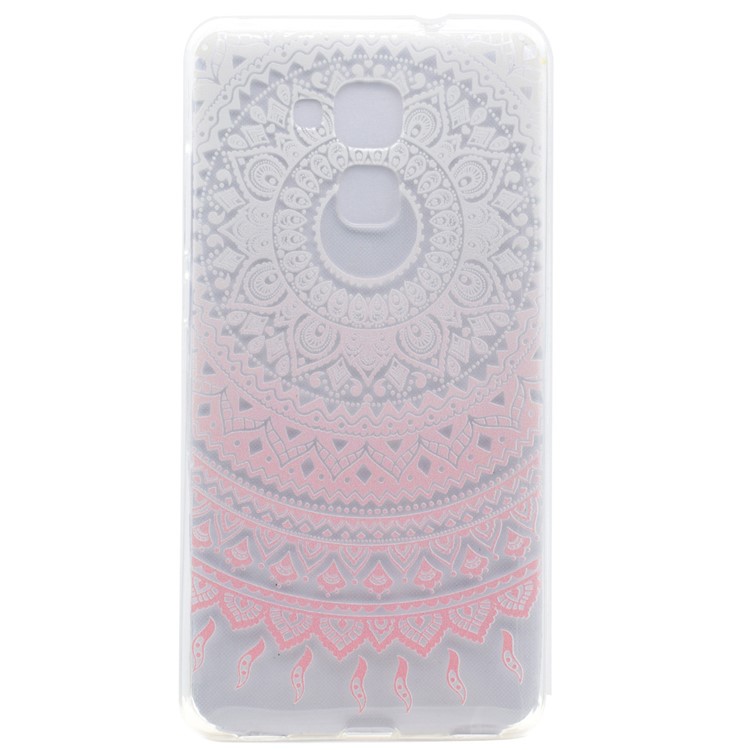 Pattern Printing Soft TPU Case for Honor 5C / GT3 - Mandala Flower-1
