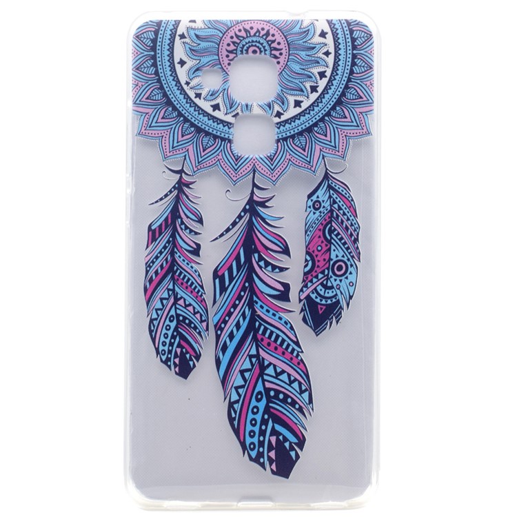 Pattern Printing TPU Soft Case for Huawei Honor 5C / GT3 - Tribal Dreamcatcher-1