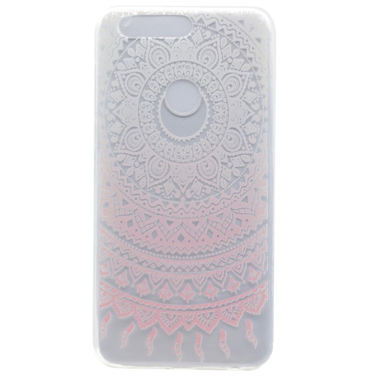 Patterned TPU Protective Case for Huawei Honor 8 - Mandala Flower-1