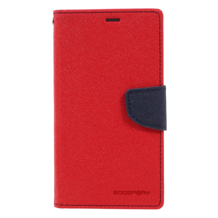 MERCURY GOOSPERY Leather Wallet Case Cover for Huawei P9 Plus - Red-3