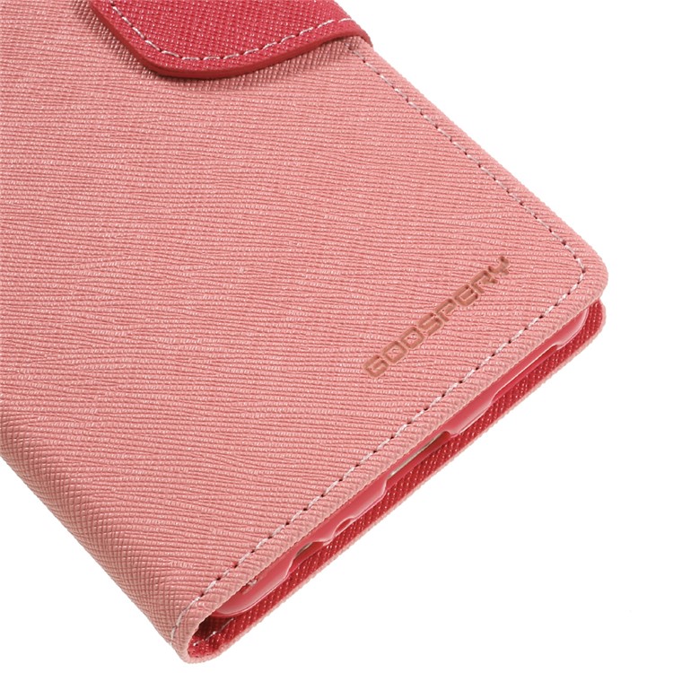 MERCURY GOOSPERY PU Leather Wallet Case for Huawei P9 Plus - Pink-7