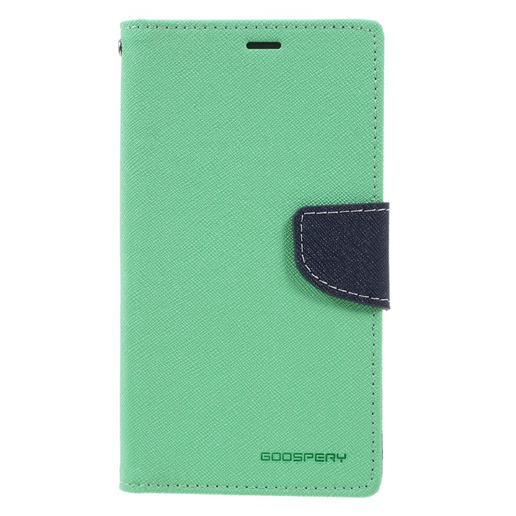 MERCURY GOOSPERY Leather Card Holder Case for Huawei P9 Plus - Cyan-3