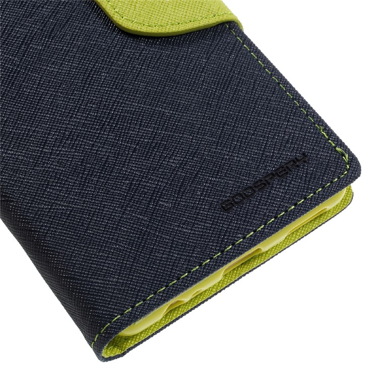 MERCURY GOOSPERY Magnetic Leather Stand Case for Huawei P9 Plus - Dark Blue-7