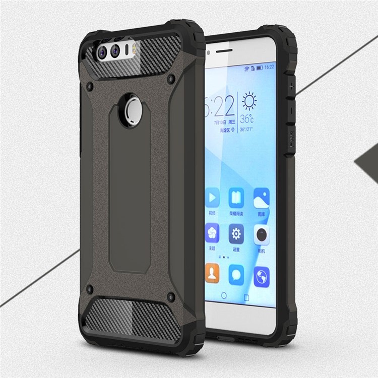 Armor Guard Plastic + TPU Back Case for Huawei Honor 8 - Bronze-1