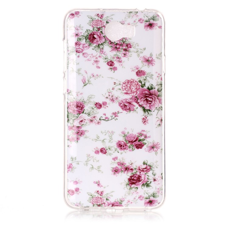 Soft IMD TPU Shell Case for Y5II / Y5 II - Vivid Flowers-1