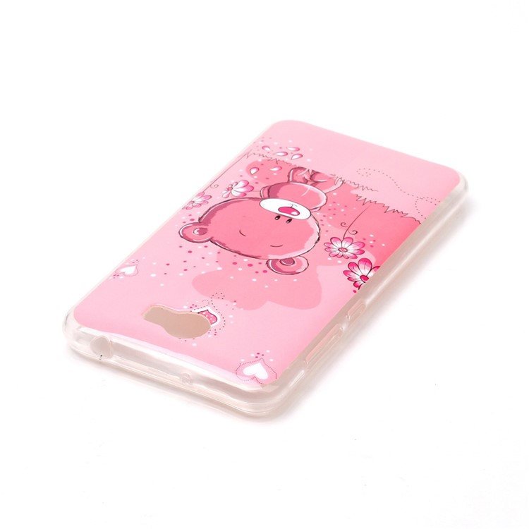 Soft IMD TPU Protective Case for Y5II / Y5 II - Adorable Bear-3